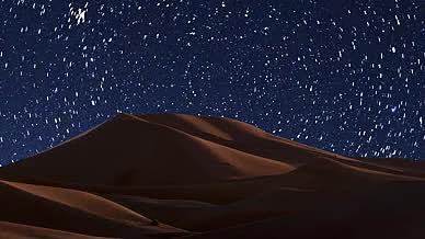 4K星轨意境led屏幕背景视频沙漠星空视频的预览图